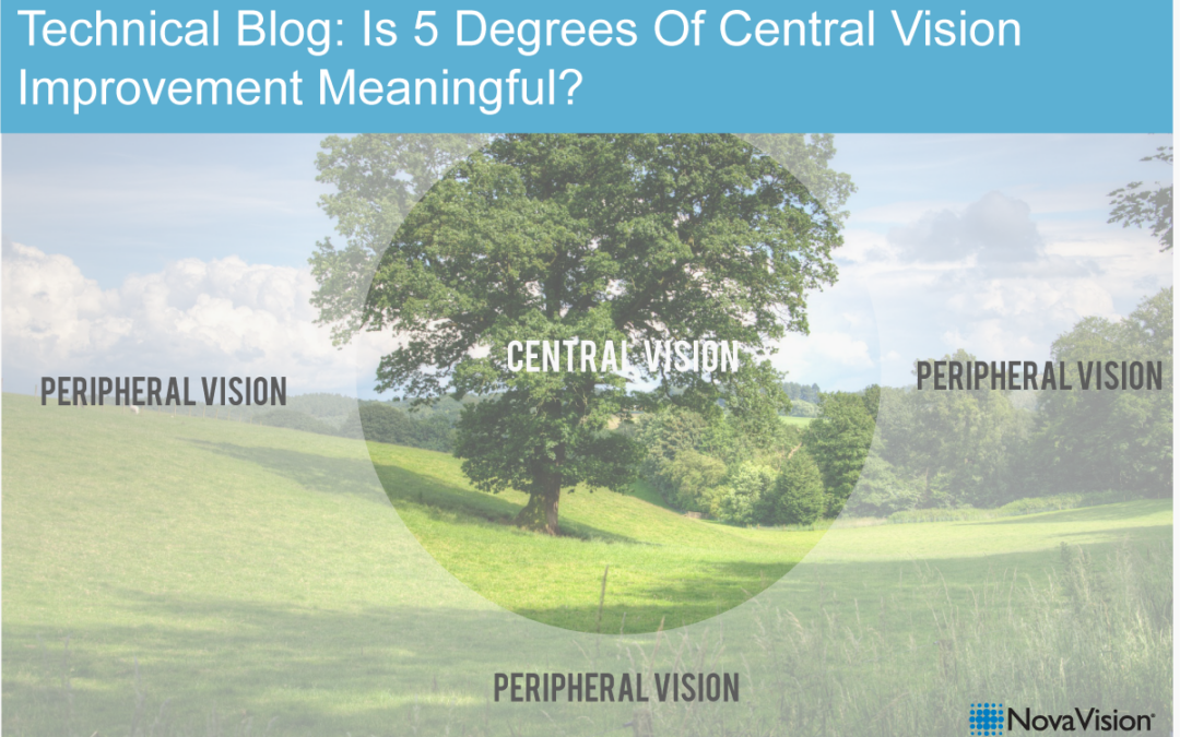 Technical Blog: Is 5 Degrees of Central Vision Improvement Meaningful?